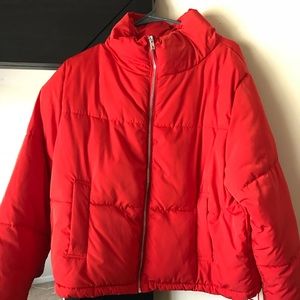 Red Bubble Coat